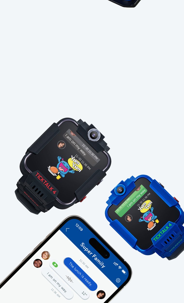 TickTalk 4 Unlocked 4G LTE Kids Smartwatch Phone with GPS Tracker